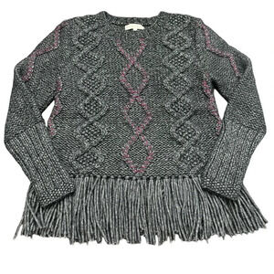 NWOT Indigenous Fair Trade Peru alpaca cotton sweater. Small.